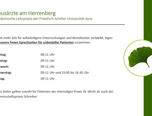 Hausärzte am Herrenberg (ehemals Praxis Dr.med. Ingrid Wicht)