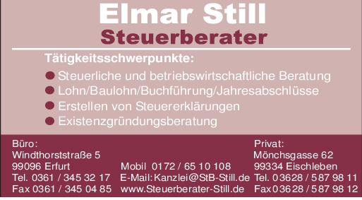 Steuerberater Elmar Still