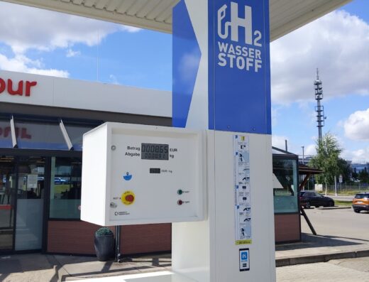 H2 Wasserstofftankstelle