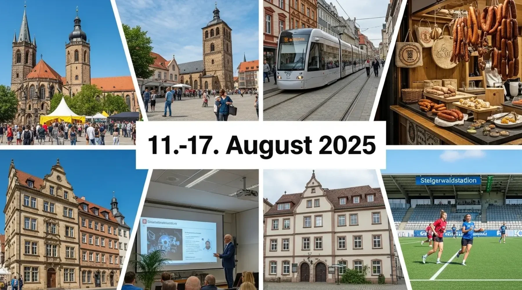 Erfurt: Die 10 spannendsten News der letzten Woche – 11.08.2025 – 17.08.2025