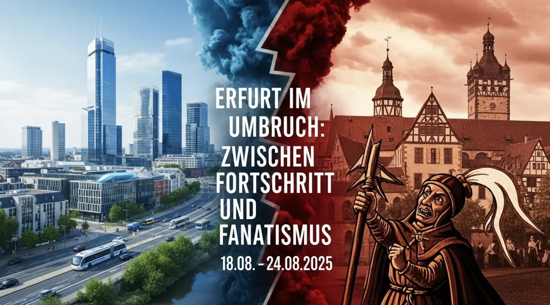 Stadt im Umbruch: Erfurt zwischen Fortschritt und Fanatismus | 18.08. – 24.08.2025