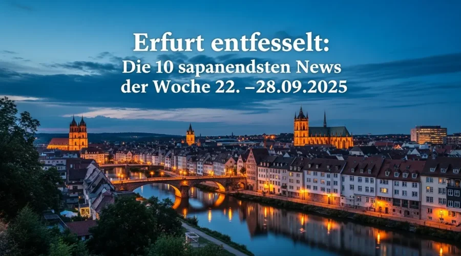 Erfurt entfesselt: Die 10 spannendsten News der Woche 22.–28.09.2025.
