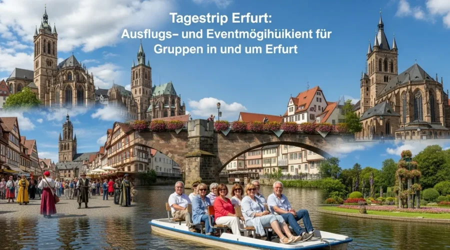 Tagestrip Erfurt: Ausflugs- und Eventmöglichkeiten für Gruppen in und um Erfurt