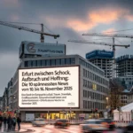 Erfurt zwischen schock, aufbruch und hoffnung: die 10 spannendsten news der woche vom 10. Bis 16. November 2025​