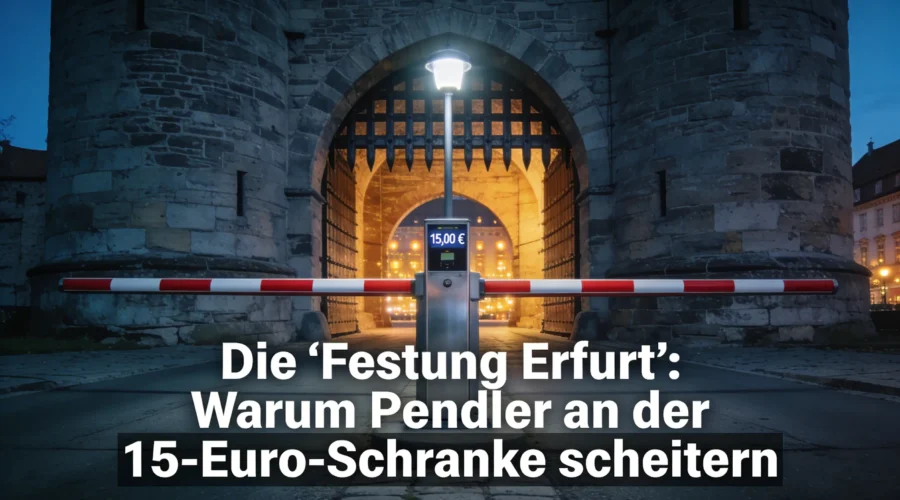 Die „Festung Erfurt“: Warum Pendler an der 15-Euro-Schranke scheitern