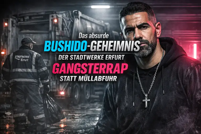 Das absurde bushido-geheimnis der stadtwerke erfurt: gangsterrap statt müllabfuhr