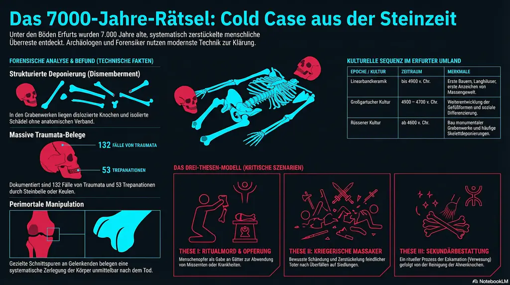 Das 7000-jahre-rätsel: warum zerstückelte skelette unter erfurt liegen 7 Erfurt skelette 7000 jahre